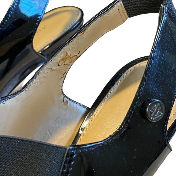 ANTONIO MELANI - STYLE NAME IS TATIANA HEELS - BLACK PATENT LEATHER - SIZE 7 -S6 - Picture 7 of 11